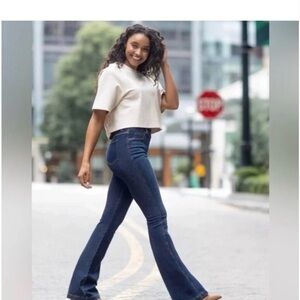 Spanx Women’s Dark Blue Flare Jeans